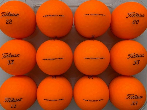 Titleist velocity matt orange - velocity,