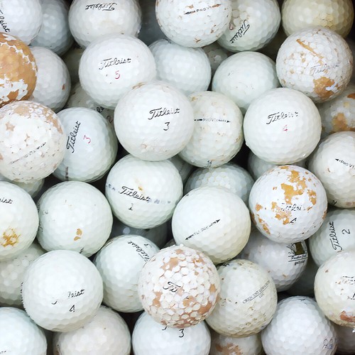 Titleist used golf - balls, pro