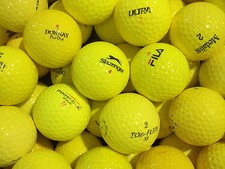 YELLOW GOLF BALLS GRADE 2
